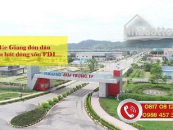 Cần bán 5ha đất KCN Yên Phong, đã xong mặt bằng vào xd ngay, Giá trực tiếp LH 0988457392
